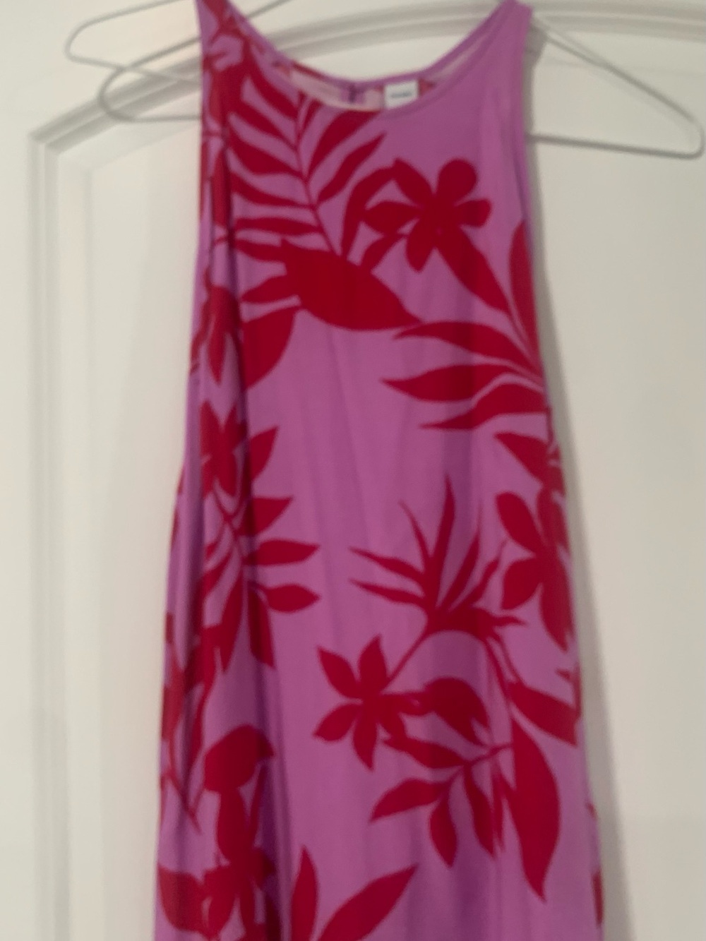 Old Navy Purple and Red Floral Top